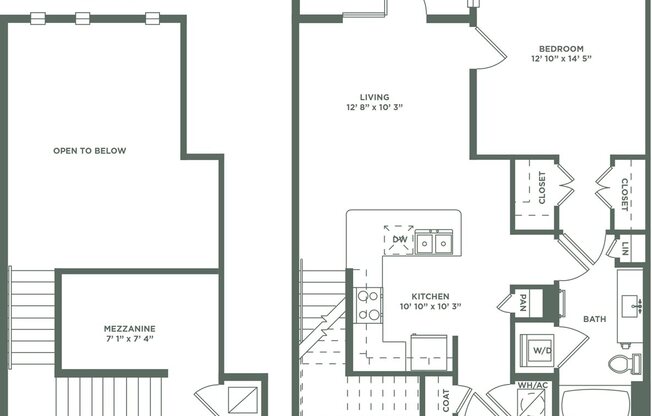 1 bed, 1 bath, 911 sqft, $1,716
