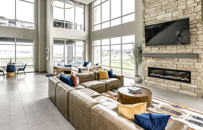 State-of-the-art clubhouse at The Westline at Flanagan Lake in Omaha, NE