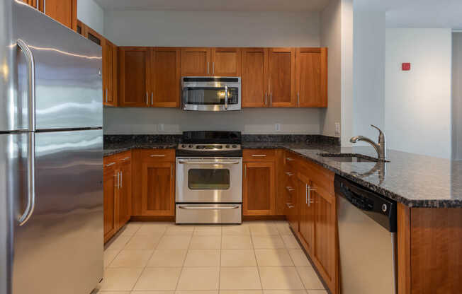 Kitchen with Stainless Steel Appliances