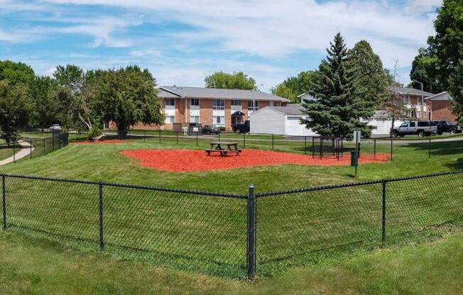 Private dog park at Rochester MN Apartments