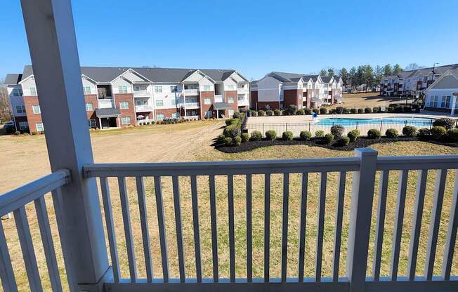 View from the balcony at The Assembly Apartments, 29611
