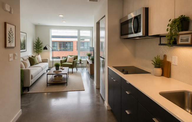 Studio, 1 bath, 388 sqft, $1,350, Unit 203