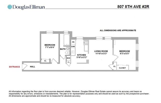 2 beds, 1 bath, $4,350, Unit 2R