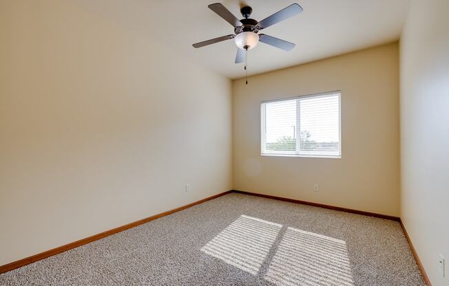 Bedroom with Plush Carpeting