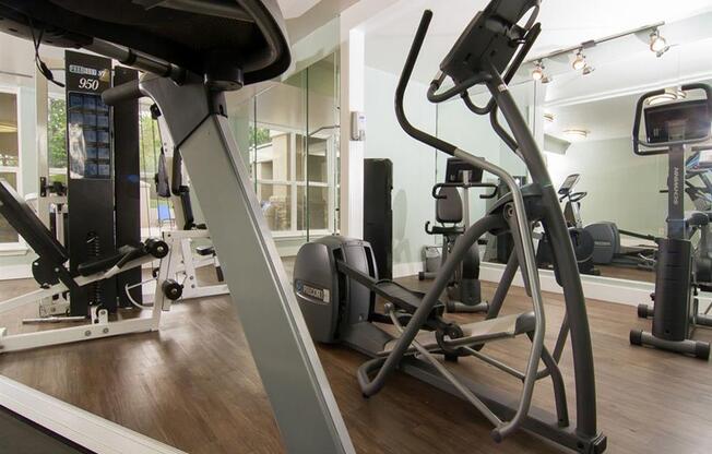Fitness Center With Modern Equipment at Promontory Point Apartments, Sandy, UT, 84094