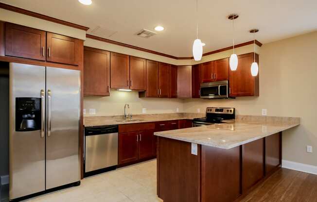 Harbor Hill Apartments interior kitchen