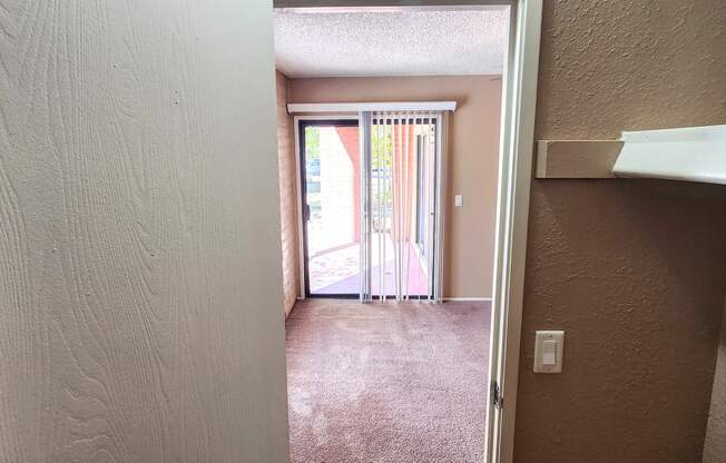 2x2 Downstairs Brown Upgrade Main Closet at Mission Palms Apartment Homes in Tucson AZ