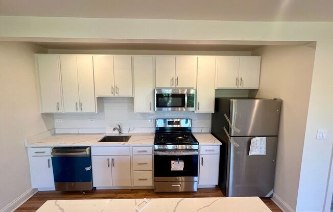 Brand New Renovation! 3 BR/ 2 BA On Quiet Block