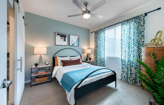 bedrooms upstairs at the preserve at great pond apartments in windsor ct