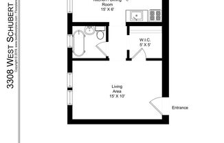 Studio, 1 bath, 383 sqft, $1,395, Unit 3308-2T