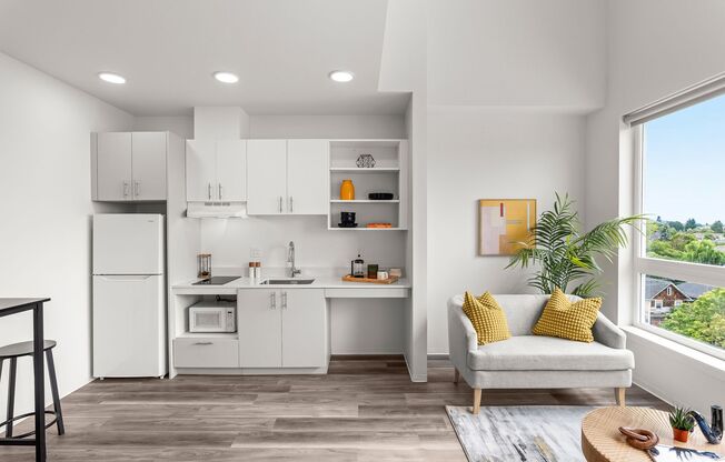 1 bed, 1 bath, 435 sqft, $1,350, Unit 612