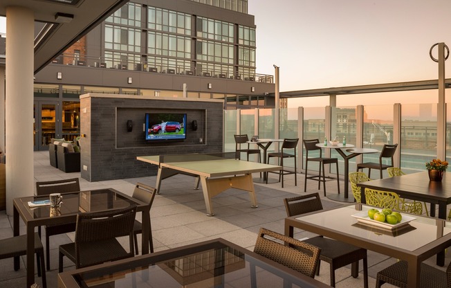 Residents Relaxing on the Sun Deck