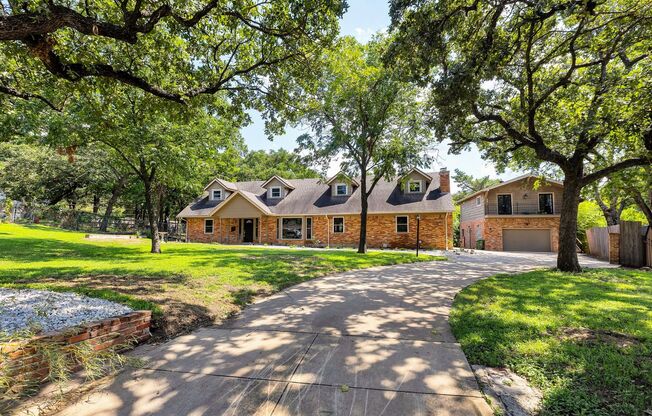 Amazing North Richland Hills home with separate garage apartment.