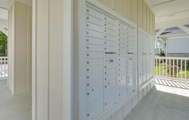 24/7 package concierge lockers at The Station at Savannah Quarters apartments for rent