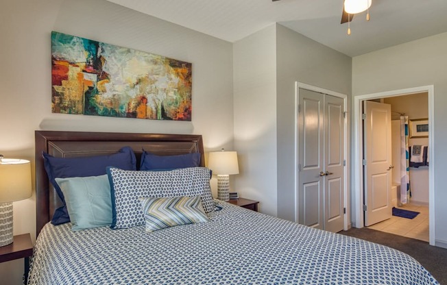 Bedroom at Liberty Apartments in Newport News