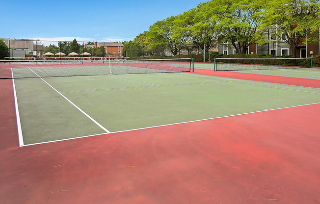 Tennis court at The Crest at Princeton Meadows, Plainsboro, 08536