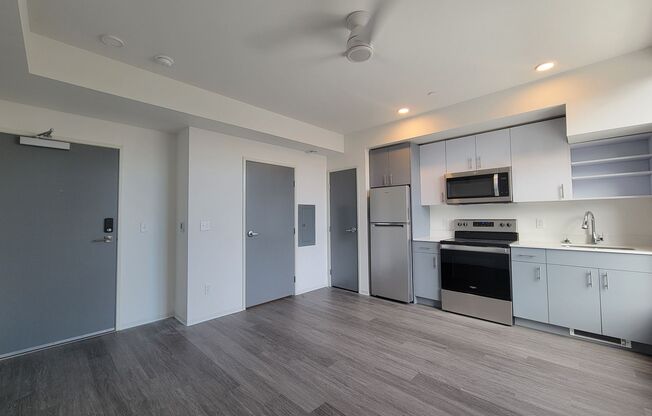 Studio, 1 bath, 257 sqft, $1,375, Unit 624