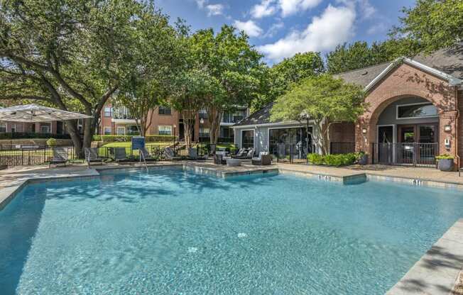 the swimming pool at our apartments at Lakeshore at Preston, Texas, 75093