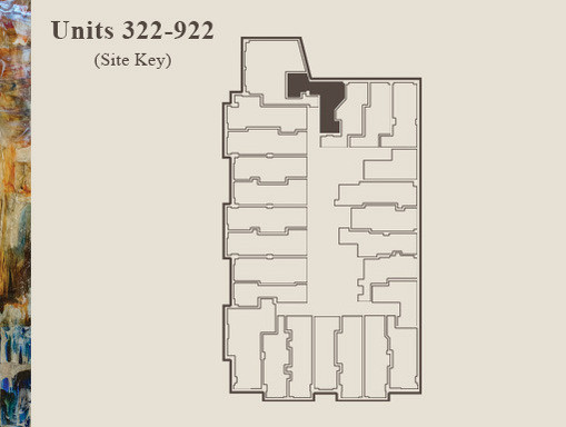 1 bed, 1 bath, $2,500, Unit 322