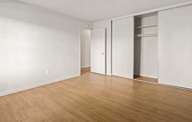 Bedroom with Hard Surface Flooring