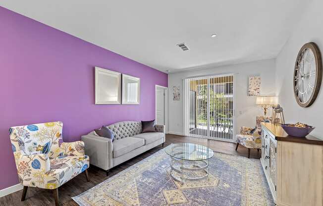 Spacious Living Room at LEVANTE APARTMENT HOMES, Fontana