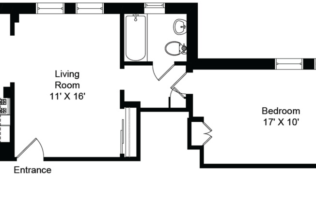 1 bed, 1 bath, 700 sqft, $1,985, Unit 429-402