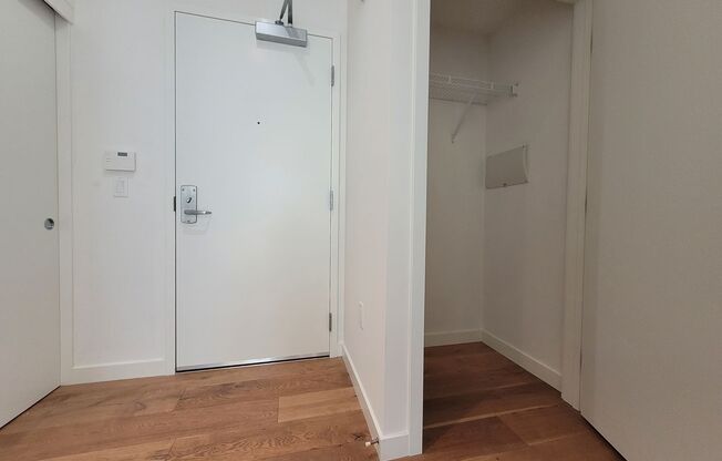 Newer Studio Condominium Built-in 2016 with A/C, Bike Parking, Storage and Free Webpass Internet at Desirable Hayes Valley