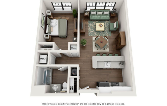 1 bed, 1 bath, 685 sqft, $2,350