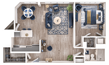 1 bed, 1 bath, 819 sqft, $2,130