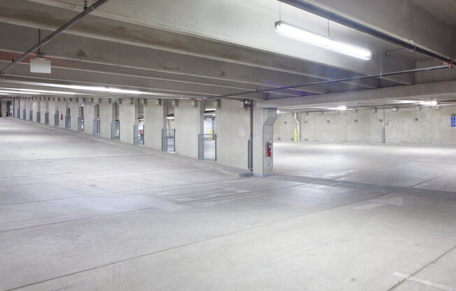 Parking Garage at Skye at Arbor Lakes Apartments in Maple Grove, MN