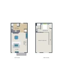 1 bed, 1 bath, 767 sqft, $1,993