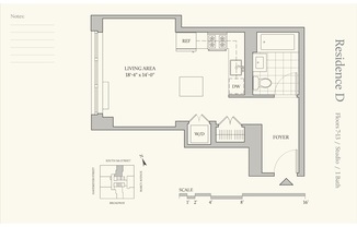 Studio, 1 bath, 78,840 sqft, $3,684, Unit 7D