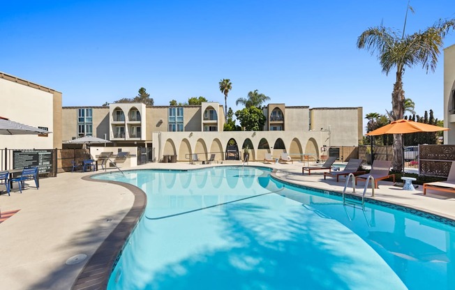 One of Several Resort-Style Pools at Veranda La Mesa in La Mesa, CA 91942