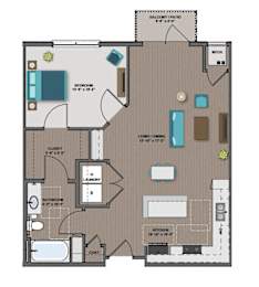 1 bed, 1 bath, 778 sqft, $1,755