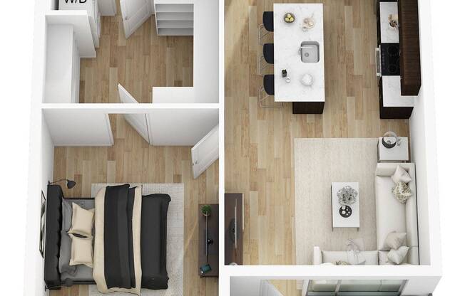 1 bed, 1 bath, 681 sqft, $1,585