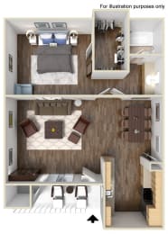 1 bed, 1 bath, 800 sqft, $2,210