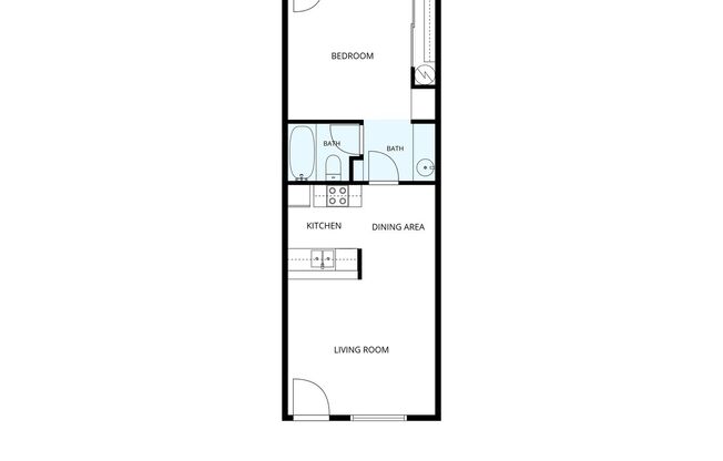 1 bed, 1 bath, $1,399, Unit # 2077