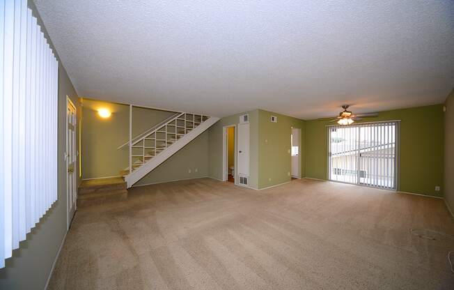 Ocean View Townhomes downstairs living area unfurnished