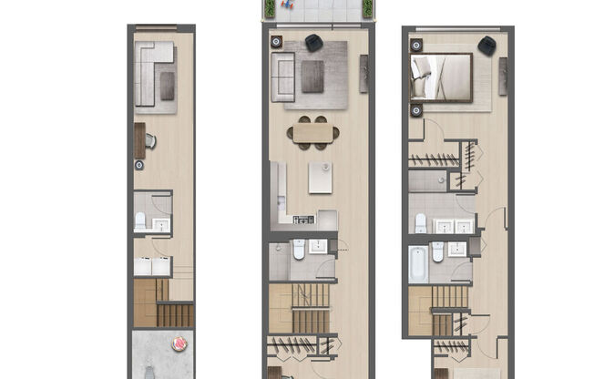 3 beds, 3.5 baths, 1,665 sqft, $8,695