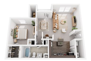 1 bed, 1 bath, 949 sqft, $1,215