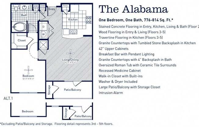 1 bed, 1 bath, 774 sqft, $1,599