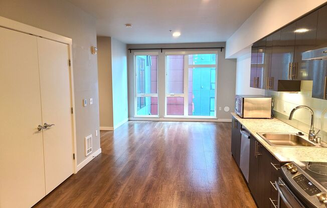Mira Flats unit #324 Contemporary Open 1Bd/1Ba Condo in Downtown Bellevue - Secured Parking Included!!