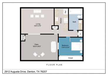 1 bed, 1 bath, 711 sqft, $1,530