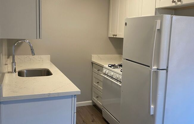 Across the street from SJSU! Updated 1 bedroom 1 bath apartment in gated community