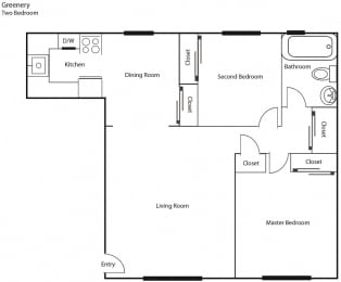 2 beds, 1 bath, 950 sqft, $1,199