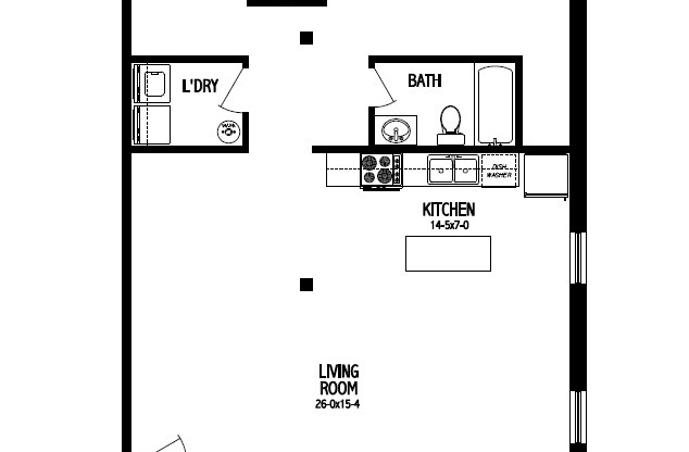 2 beds, 1 bath, 1,070 sqft, $1,450, Unit 336