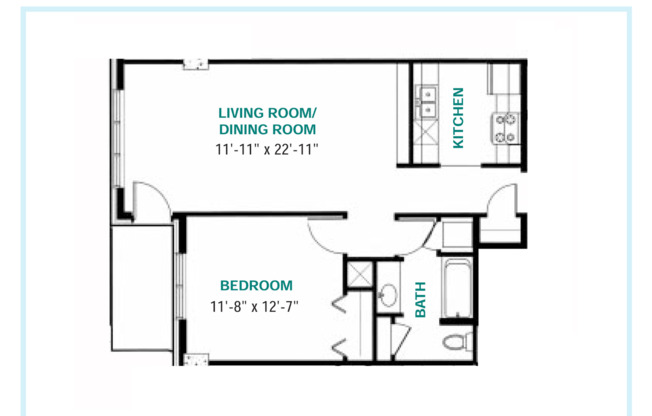 1 bed, 1 bath, 752 sqft, $1,795, Unit 1105