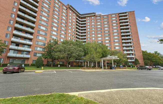 A Large Brick Apartment Building at Ashlawn at Southern Towers, Alexandria, Virginia