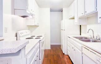 Spacious kitchen storage at Village Park Apartments in Encinitas, CA, For Rent. Now leasing 2 and 3 bedroom apartments.