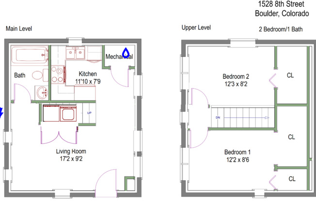 2 beds, 1 bath, 660 sqft, $3,550, Unit 1529 8th